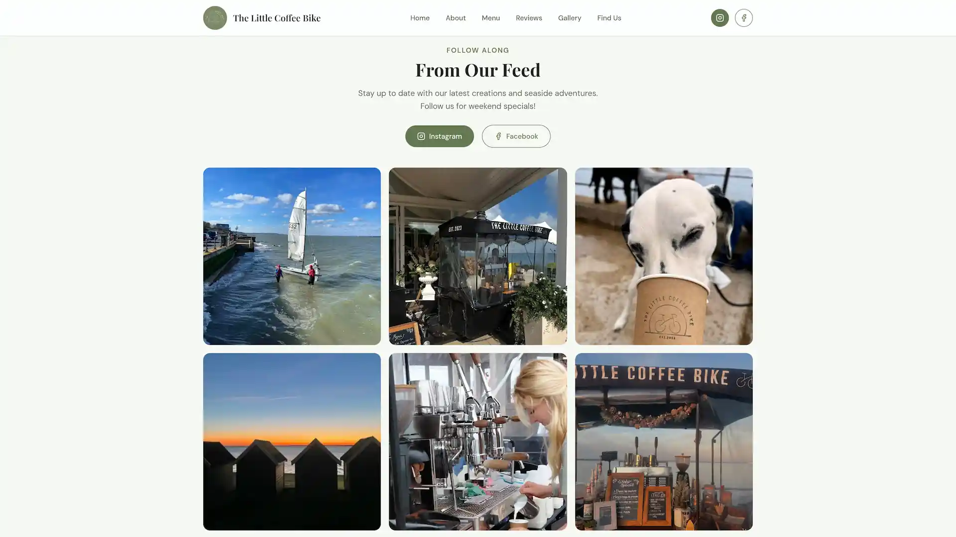 The Little Coffee Bike website project by Refold Studio - image 5