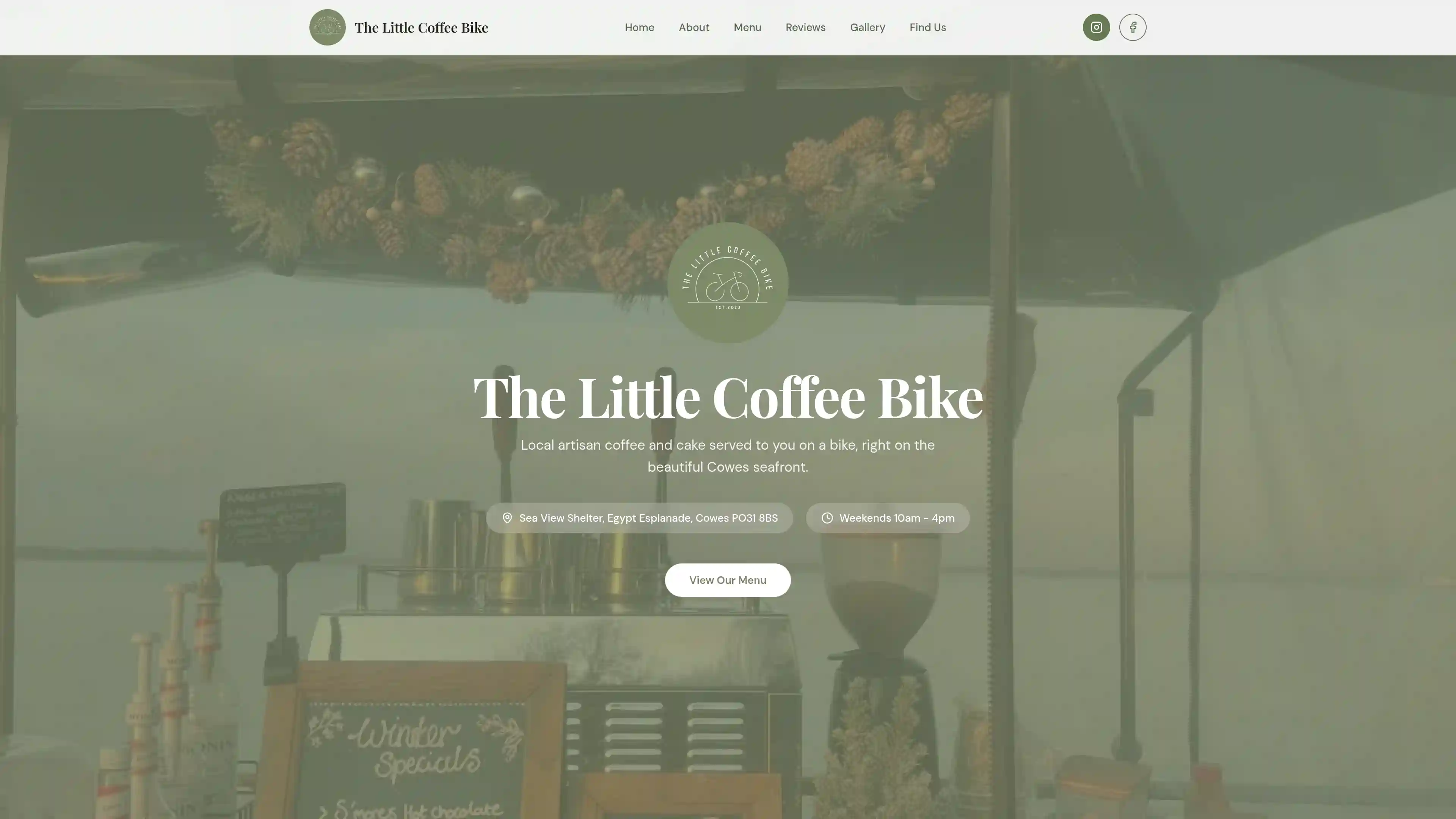 The Little Coffee Bike website project by Refold Studio - image 1