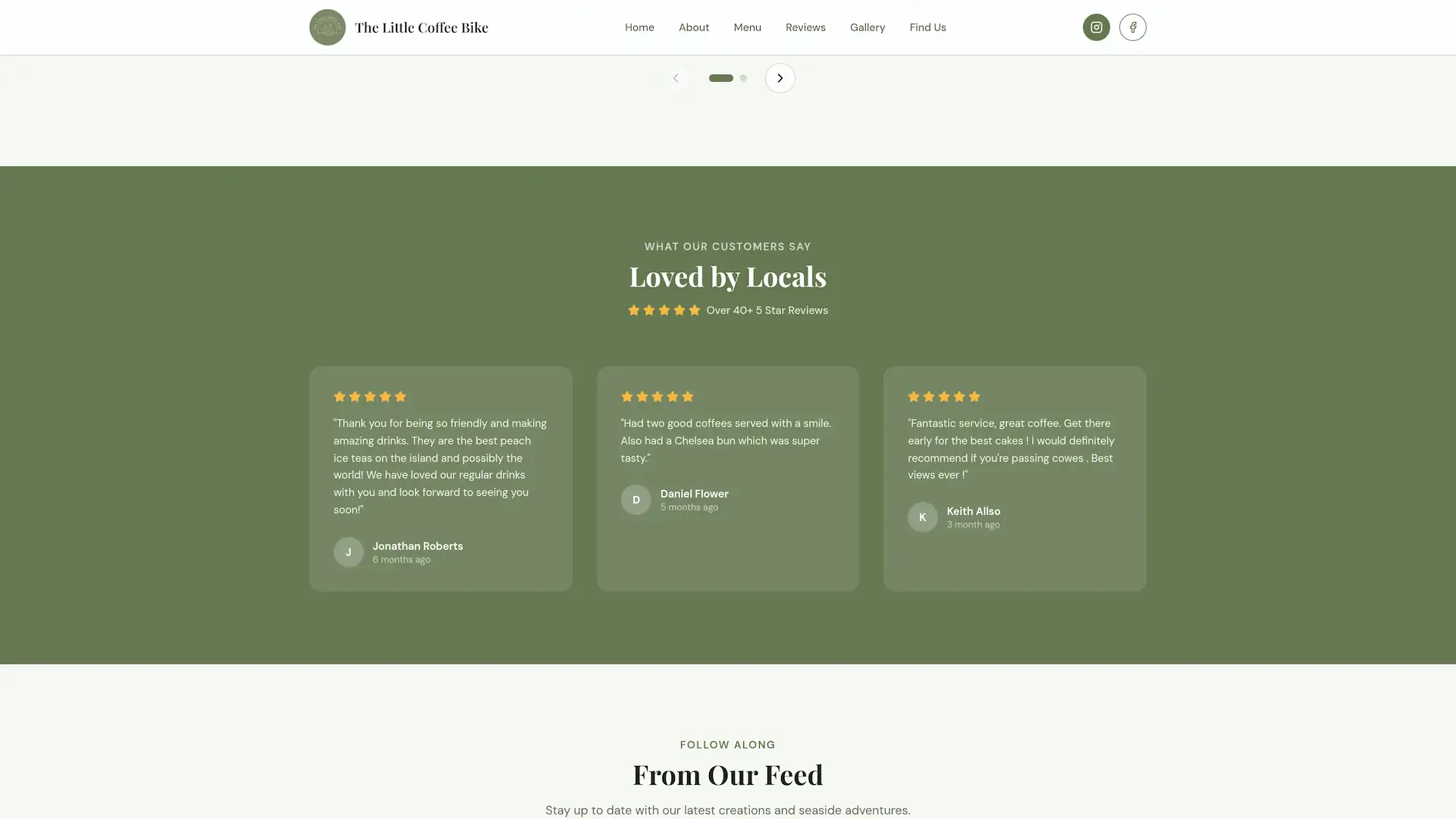 The Little Coffee Bike website project by Refold Studio - image 4